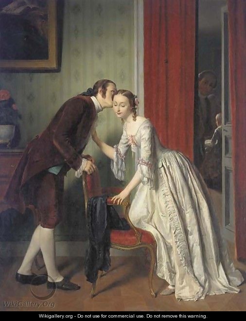 The Secret Whisper - Gustave Leonhard de Jonghe