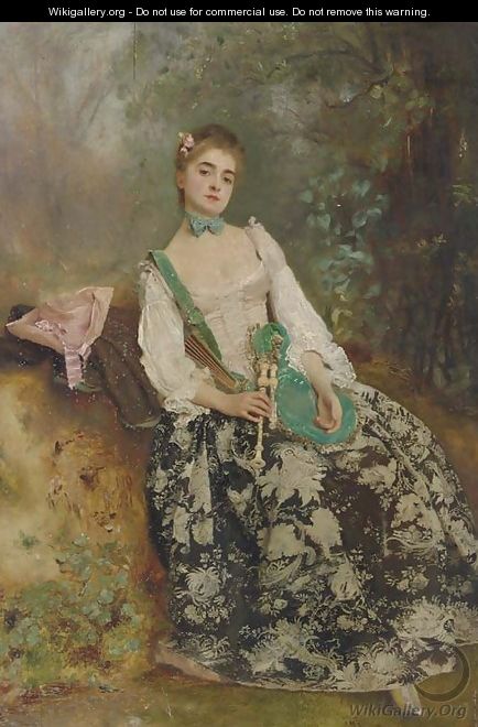 The Elegant Piper - Gustave Jean Jacquet