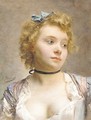 Portrait of the artist's wife - Gustave Jean Jacquet