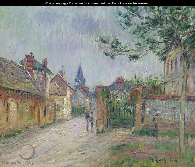 Scene de village - Gustave Loiseau