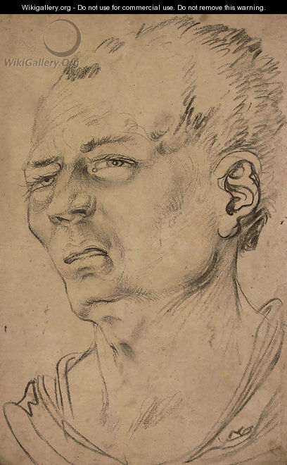 Head of a man, in three-quarter-profile to the left - Hans Baldung Grien