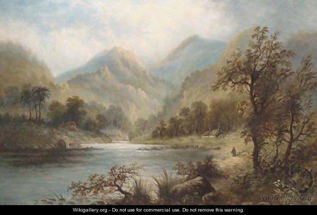 A Highland landscape - Hugh William Williams