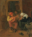 Peasants making Music in an Interior - Harmen Fransz. Hals