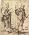 Saint Hubert and Saint George - Hans Suss von Kulmbach