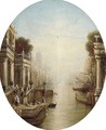 A capriccio of a Venetian backwater - Francis Moltino