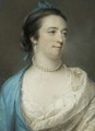 Portrait of a lady, three-quarter length - Francis Coates Jones