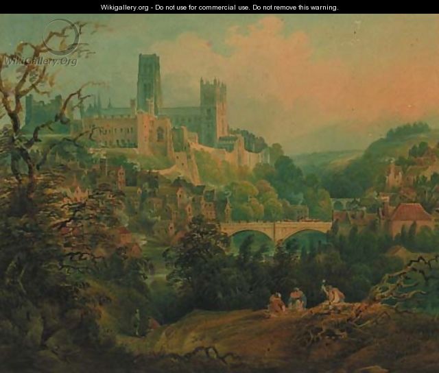 A distant view of Durham - Francis Nicholson