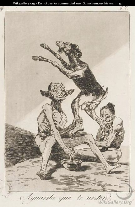 Los Caprichos Three plates - Francisco De Goya y Lucientes