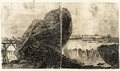 Landscape with Waterfall - Francisco De Goya y Lucientes