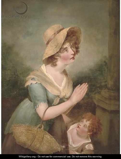 A mother and child - Francis Wheatley