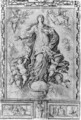 Project for a Banner The Virgin Immaculate Conception with Scenes of the Birth of the Virgin and the Presentation of the Virgin at the Temple - Francisco Rizi