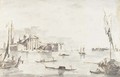 San Giorgio Maggiore, Venice, seen from the Bacino - Francesco Guardi