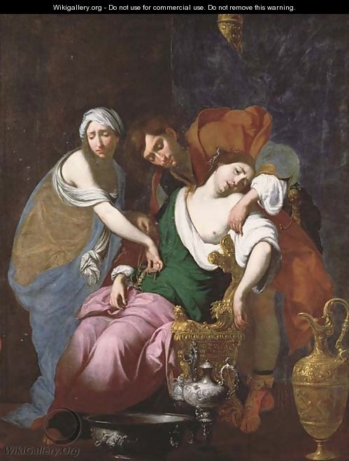 Rachel giving birth to Joseph - Francesco Furini
