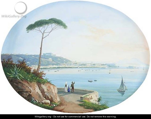View of Naples from Posillipo - Francesco Fergola