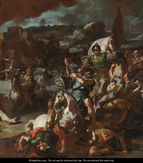 The Battle of Issus - Francesco Solimena