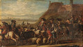 A cavalry battle - Francesco Simonini