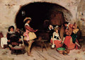 Serenading the barmaid in the tavern - Francesco Vinea