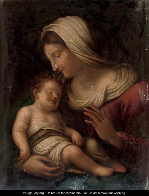 The Madonna and Child 3 - (after) Tiziano Vecellio (Titian)