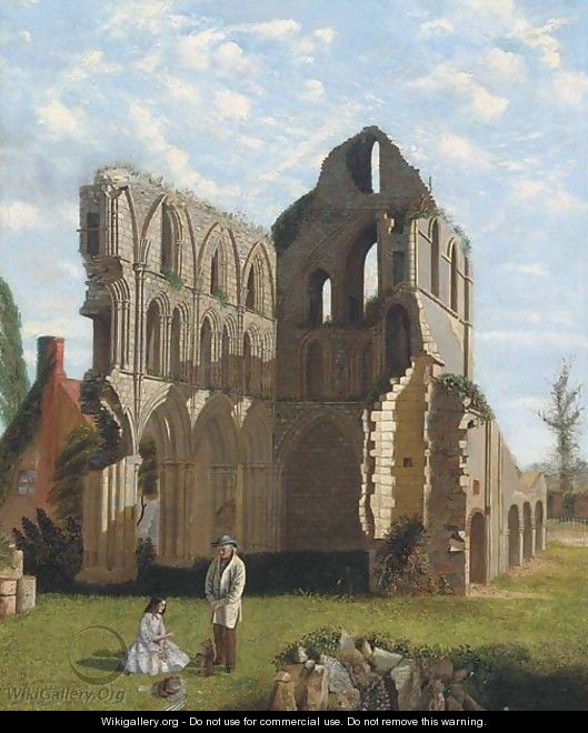 Much Wenlock Priory, Shropshire - (after) William Holman Hunt