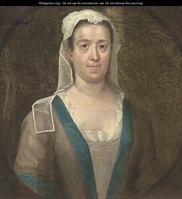 Portrait of a maid - (after) William Hogarth