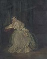 Portrait of a lady - (after) William Hogarth