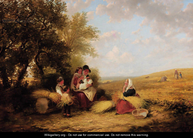 The Gleaners - (after) William Frederick Witherington