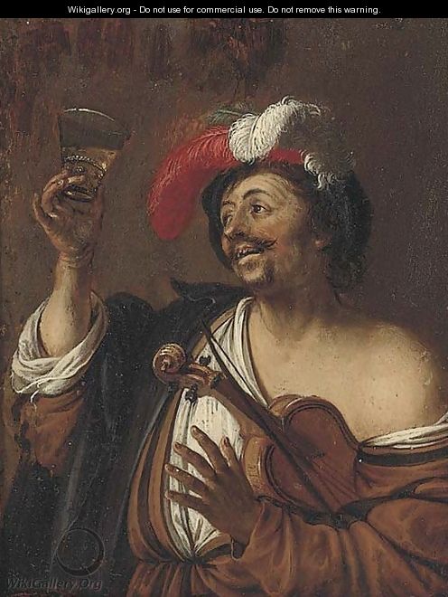 A drinker - (after) Willem Van Mieris
