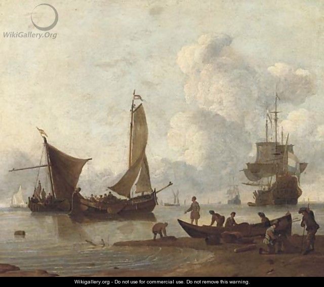 A sea piece - (after) Willem Van De Velde