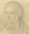 Portrait of Emma Madox Brown, bust-length - Ford Madox Brown