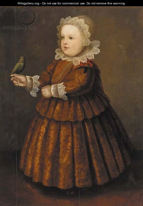 Portrait of a young girl 2 - (after) Wybrand Simonsz. De Geest