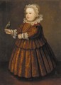 Portrait of a young girl 2 - (after) Wybrand Simonsz. De Geest