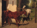 Mares with a Foal - (after) Wouter Verschuur