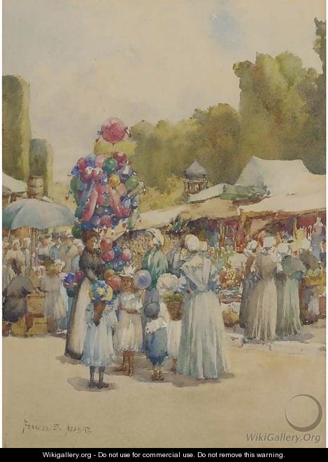 The balloon seller, Chesion - Frances Nesbitt