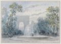 View of the Arc de Triomphe - Francois J. and Rube, Auguste A. Nolau