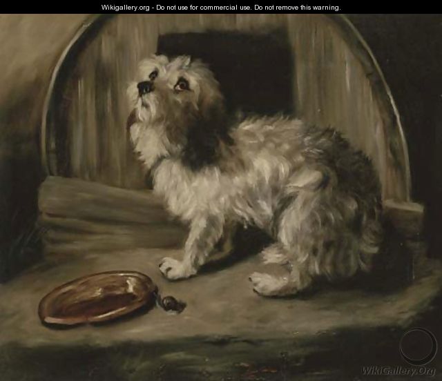 The penitent puppy - (after) Sir Edwin Henry Landseer