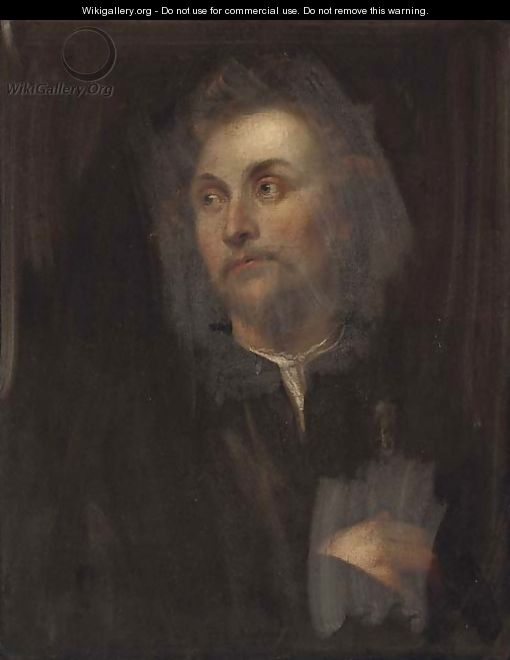 Portrait of the sculptor Georg Petel (1601-2-c. 1634), half-length - (after) Dyck, Sir Anthony van
