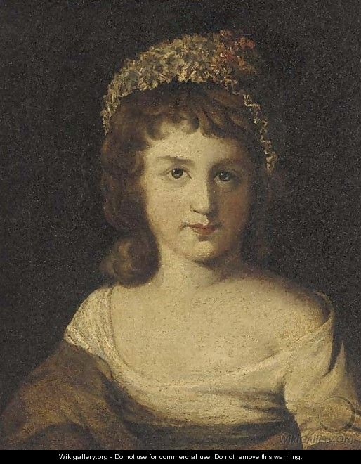 Portrait of a girl 2 - (after) Sir Joshua Reynolds