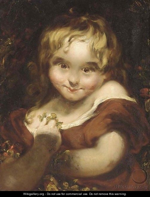 A young maiden - (after) Sir Joshua Reynolds