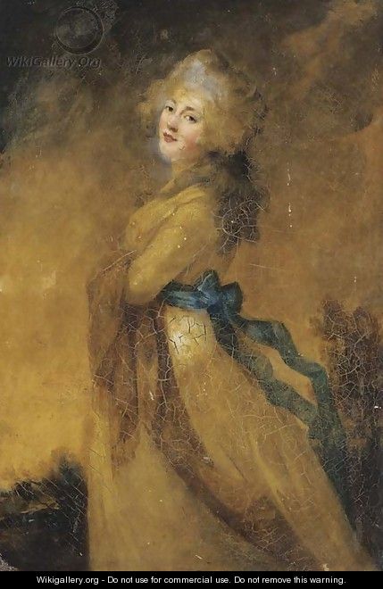 Portrait of a lady - (after) Sir Joshua Reynolds