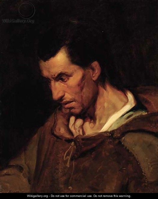 Portrait of a man - (after) Theodore Gericault