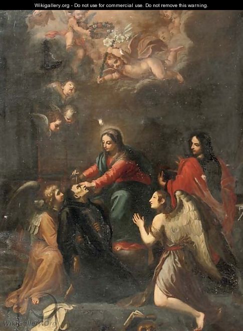 The death of a saint - (after) Stefano Maria Legnani
