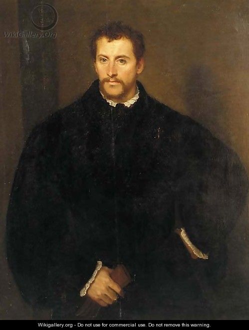Portrait of a gentleman - (after) Tiziano Vecellio (Titian)