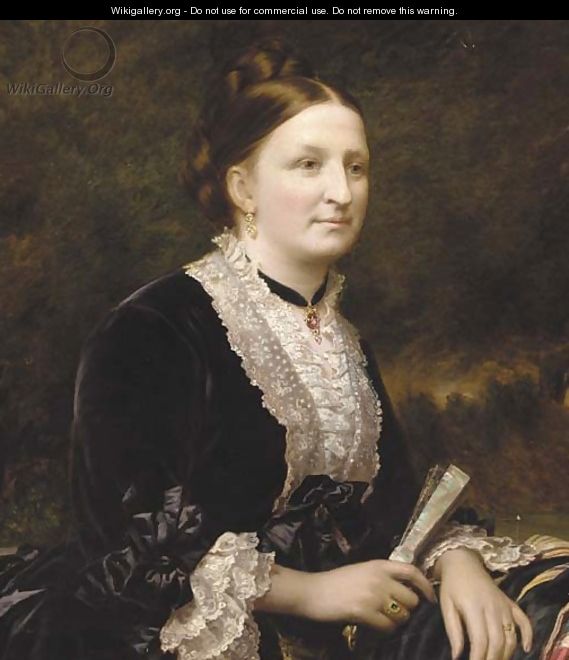Portrait of Mrs Henry Illingworth - (after) Richard Buckner