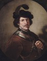 Portrait of a gentleman - (after) Rembrandt Van Rijn
