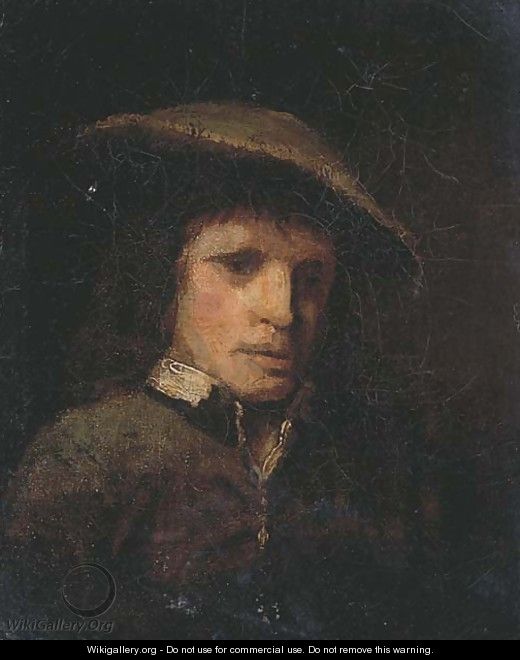 Portrait of a man - (after) Rembrandt Van Rijn