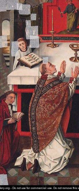 The Mass of Saint Gregory - (after) Rogier Van Der Weyden