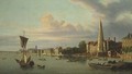 The York buildings waterworks looking towards Westminster - (after) Samuel Scott