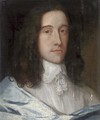 Portrait of a gentleman, bust-length, in a white shirt and blue wrap - (after) Dyck, Sir Anthony van