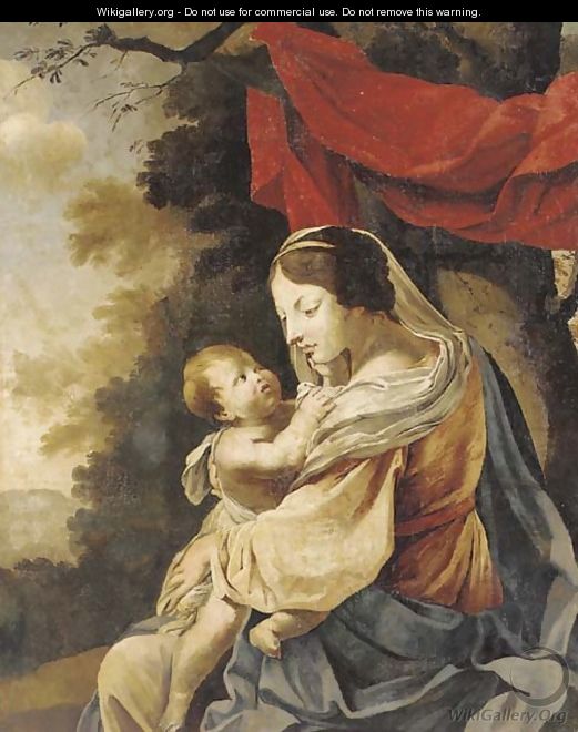 The Virgin and Child 2 - (after) Simon Vouet