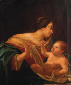 The Madonna and Child 2 - (after) Simon Vouet